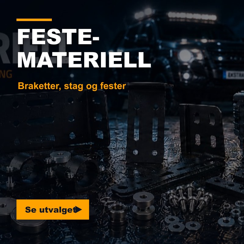 Festemateriell for sikker montering