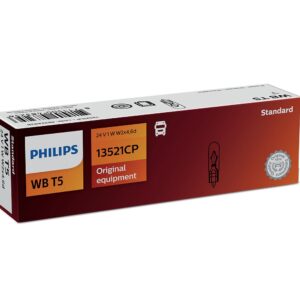 Philips halogenpære WB T5 med wedgesokkel