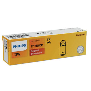 Philips T2W-T3W pære 12V 10 pakning