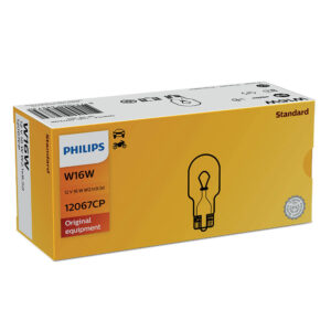 Philips pære W16W Wedge Base 10 pakning