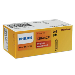 Philips pære T6,2x35 Festoon 10 pakning