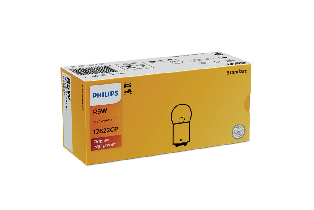 Philips R5W Parkeringslyspære bak 10 pakning