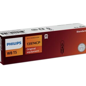 Philips Halogenpære WB T5 med wedgesokkel