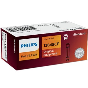Philips pære T6,2x35 Festoon 10 pakning