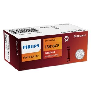 Philips pære T6,2x27 Festoon 10 pakning