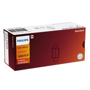 Philips pære T15x43 Festoon 10 pakning