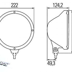 Hella Rallye 3003 fjernlys med parklys – produktbilde