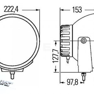 Hella Luminator Xenon fjernlys – produktbilde