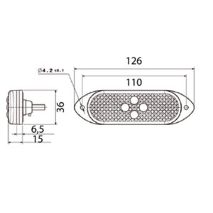 Vignal SMD04 LED sidemarkeringslys – produktbilde