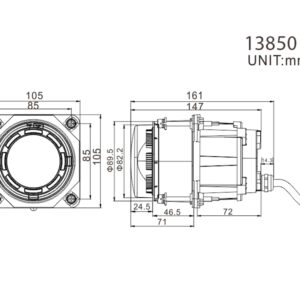 Lumen Cyclops HL90 Hovedlykt (Fjernlys) – produktbilde