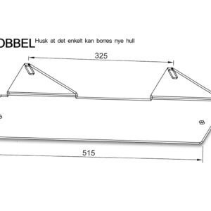 Lumen skiltbrakett – produktbilde