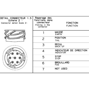 Vignal Baklykt universal LC8 TH 21 C – produktbilde