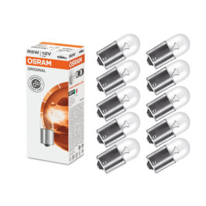 Osram glassokkel R5W halogenpære 10pak