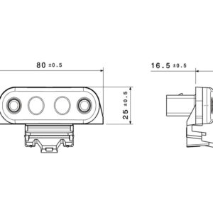 Vignal Markeringslys hvit LED Volvo – produktbilde
