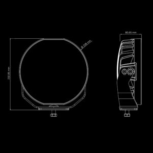 Strands Siberia Skylord Hvit LED fjernlys – produktbilde
