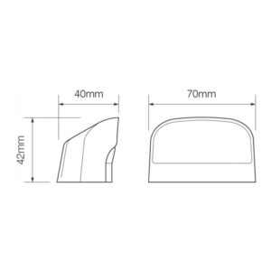 LED Autolamps M41 LED Skiltlys – produktbilde