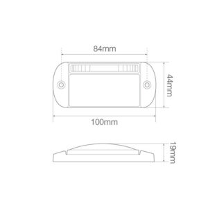 LED Autolamps M44 Markeringslys – produktbilde