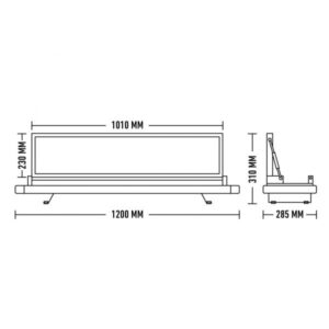 LEDTECH SWORD | LED LYSSKILT "Bred Last"-skilt – produktbilde
