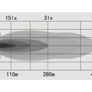 OZZ XO1 P fjernlys Oval Sort – produktbilde