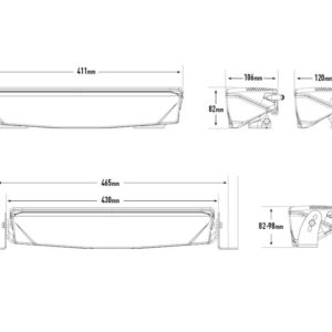 Lazer Air 55 LED fjernlys – produktbilde