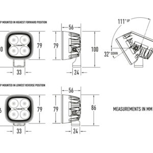 Lazer Utility 25 MAXX LED arbeidslys – produktbilde