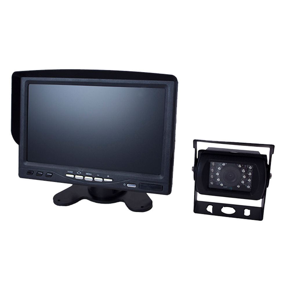 ECCO 7" LCD skjerm og kamera - kablet