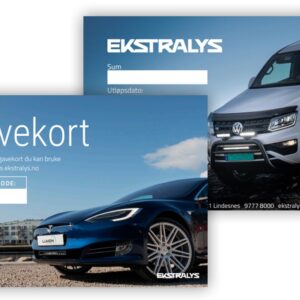 Gavekort – produktbilde