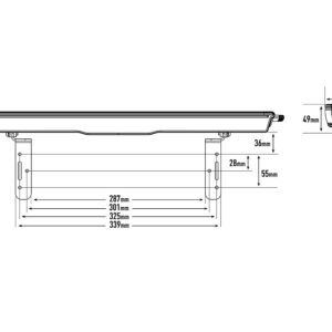 Lazer Skiltbrakett til Glide – produktbilde