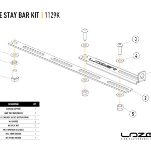 Lazer Glide Støttestag (1stk) – produktbilde