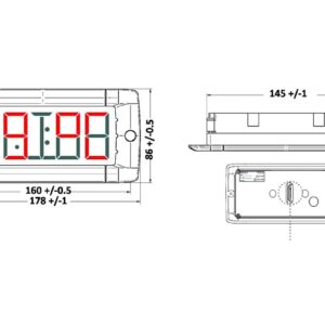 Vignal digital klokke – produktbilde