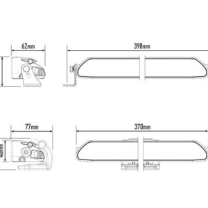 Lazer Linear 12 Elite LED Fjernlys – produktbilde