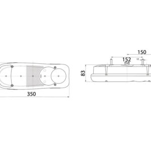 Vignal LC5 Halogen Baklykt – produktbilde