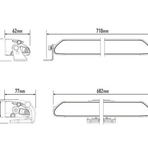 Lazer Linear 24 Elite LED Fjernlys – produktbilde