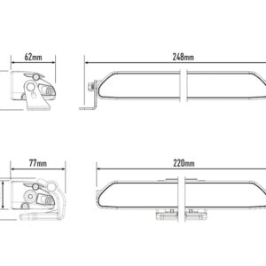 Lazer Linear 6 Elite LED Fjernlys – produktbilde