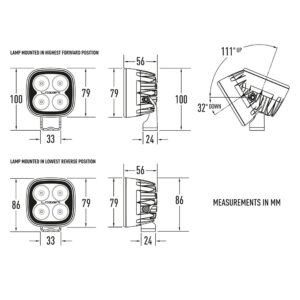 Lazer Utility 25 LED arbeidslys – produktbilde