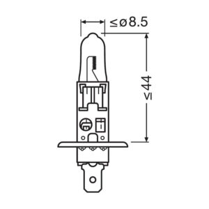 Osram H1 Ultra Life halogenpære – produktbilde
