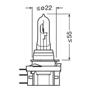 Osram original H15 halogenpære – produktbilde