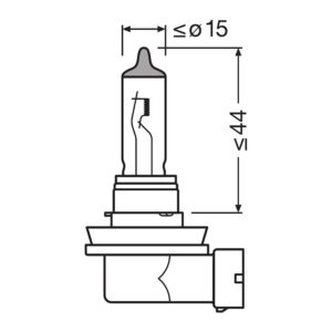 Osram original H11 halogenpære – produktbilde