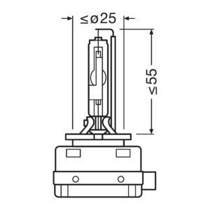 Osram original D3S xenonpære – produktbilde