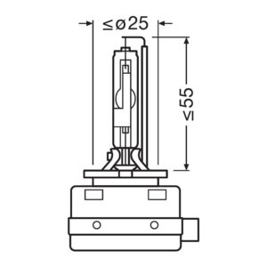 Osram original D8S xenonpære – produktbilde