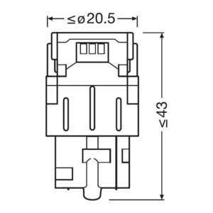 Osram LEDriving SL W21W LED pære – produktbilde