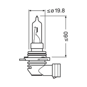 Osram original HIR2 halogenpære – produktbilde