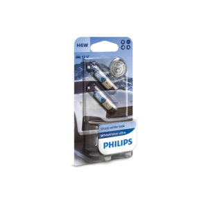 Philips H6W WhiteVision Ultra Halogen pære