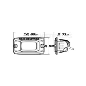 Rigid SRM PRO Innfellbar LED lys – produktbilde