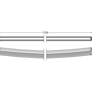 OSRAM LEDriving VX1000-CB curved LED bar – produktbilde