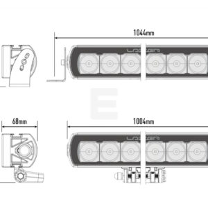 Lazer T24 EVO LED fjernlys – produktbilde