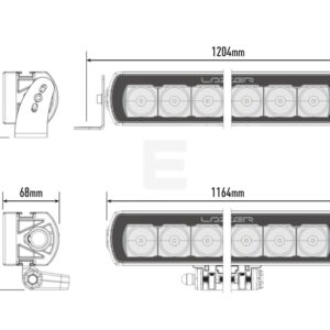 Lazer T28 EVO LEDbar fjernlys – produktbilde