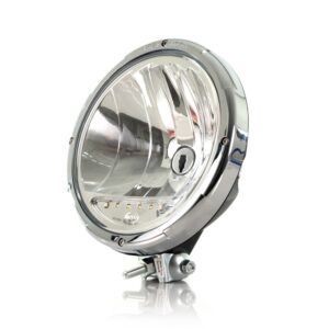 Hella Rallye 3003 fjernlys med LED parklys og krom ring – produktbilde