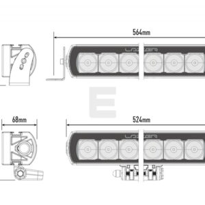 Lazer ST12 EVO LED fjernlys – produktbilde