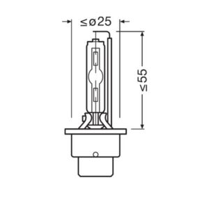 Osram D2S Night Breaker Xenonpære 220% – produktbilde